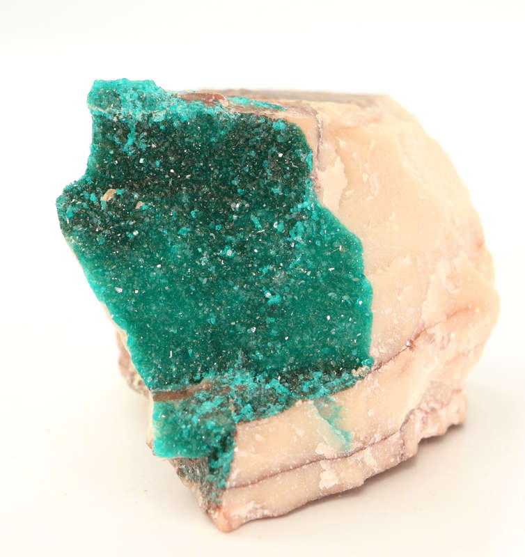 Dioptase on Matrix, Kaokoveld Region, Namibia