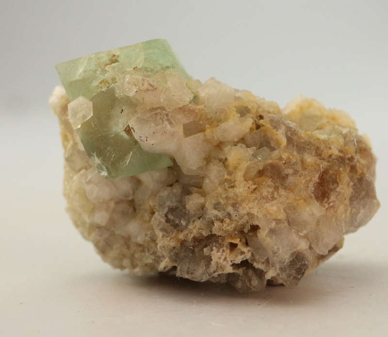 Fluorite on Quartz, Riemvasmaak, Northern Cape, South Africa