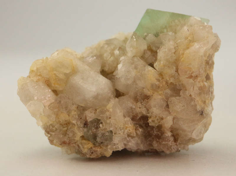 Fluorite on Quartz, Riemvasmaak, Northern Cape, South Africa