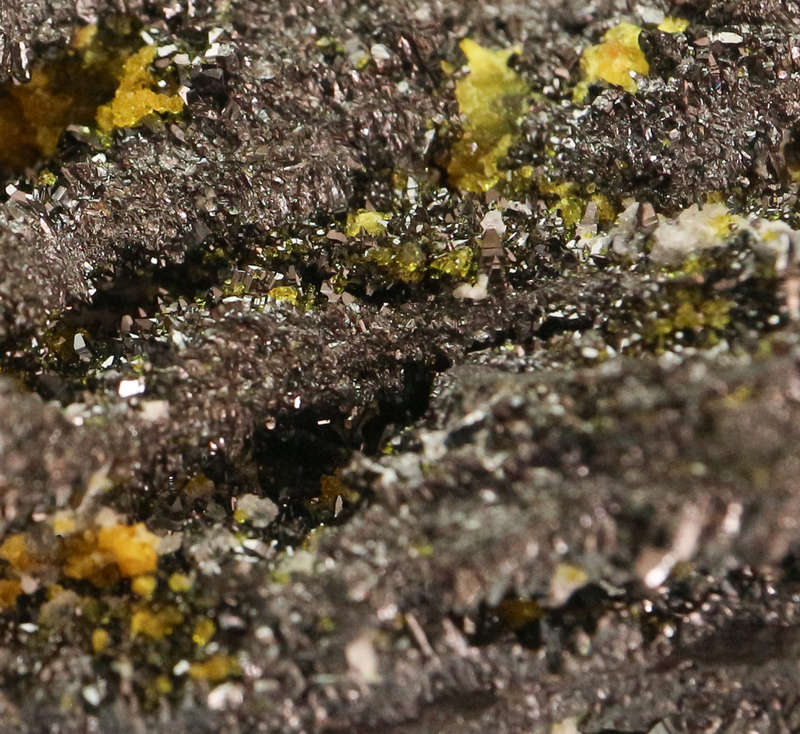 Sturmanite, Gaudefroyite on Matrix, N`Chwaning II, Northern Cape, South Africa