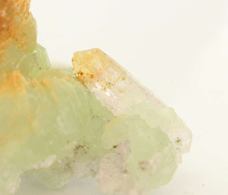 Quartz and Prehnite Cluster, Gobobosebberge Mnt, Namibia