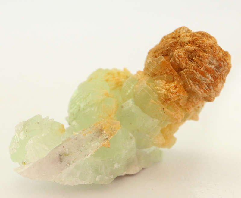 Quartz and Prehnite Cluster, Gobobosebberge Mnt, Namibia