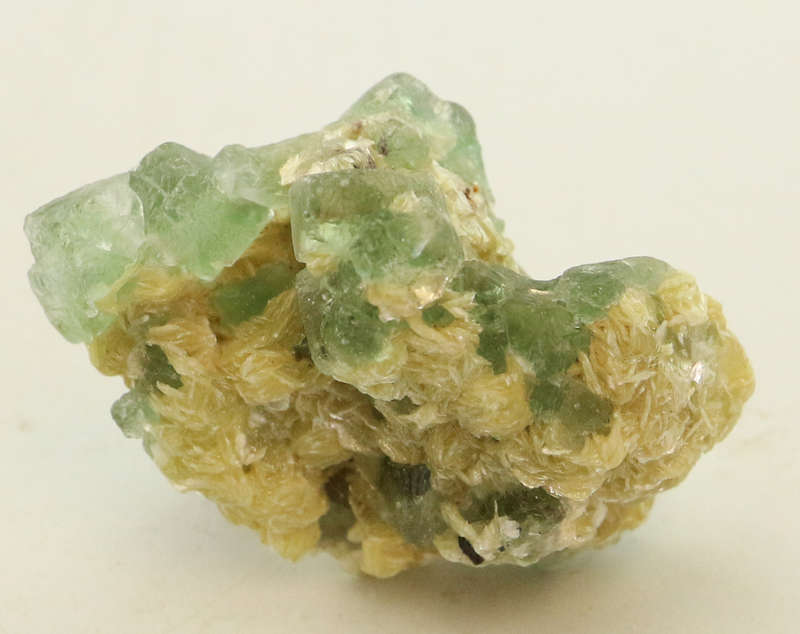 Muscovite on Fluorite Cluster, Erongo Mnt Region, Namibia
