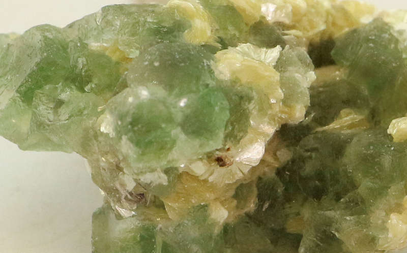 Muscovite on Fluorite Cluster, Erongo Mnt Region, Namibia