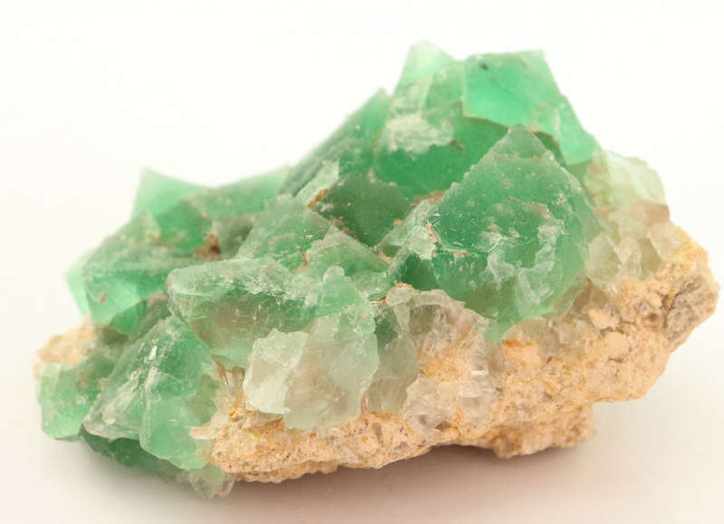 Apple Green Fluorite Cluster, Riemvasmaak, Northern Cape, South Africa