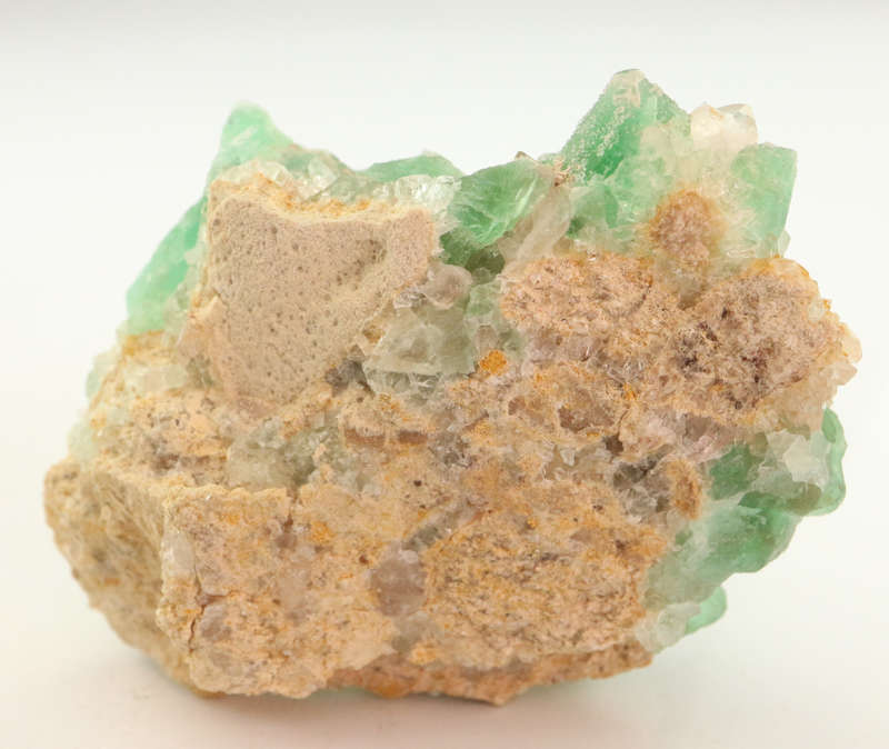Apple Green Fluorite Cluster, Riemvasmaak, Northern Cape, South Africa
