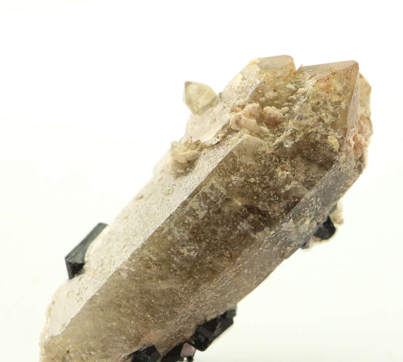 Tourmaline on Quartz, Erongo Mnt Region, Namibia