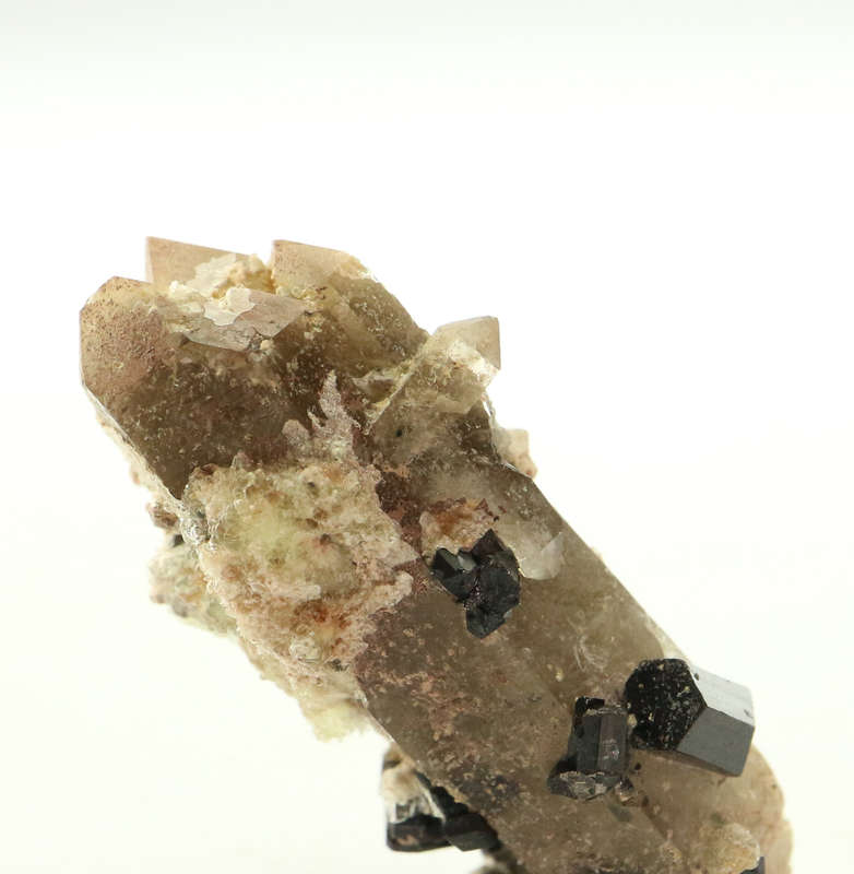 Tourmaline on Quartz, Erongo Mnt Region, Namibia