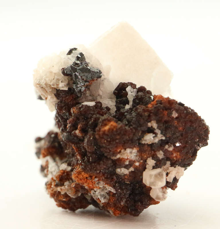 Hausmannite, Baryte, Andradite, N`Chwaning II, Northern Cape, South Africa