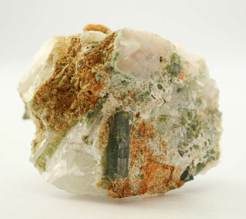 Tourmaline on Quartz, Karibib, Namibia