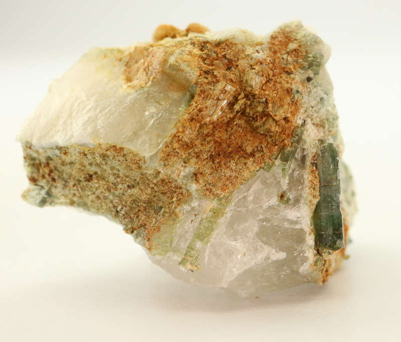 Tourmaline on Quartz, Karibib, Namibia