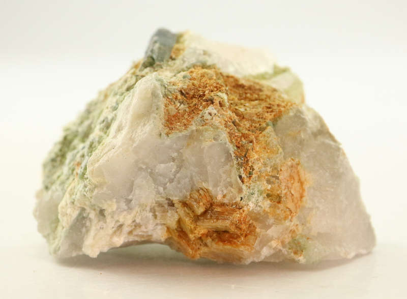 Tourmaline on Quartz, Karibib, Namibia