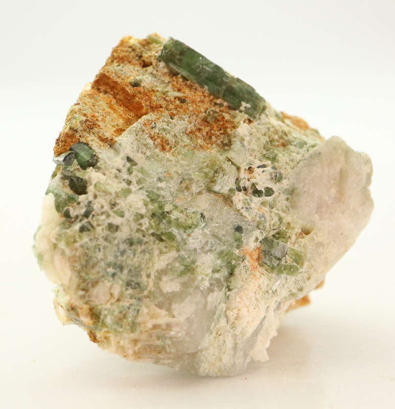 Tourmaline on Quartz, Karibib, Namibia