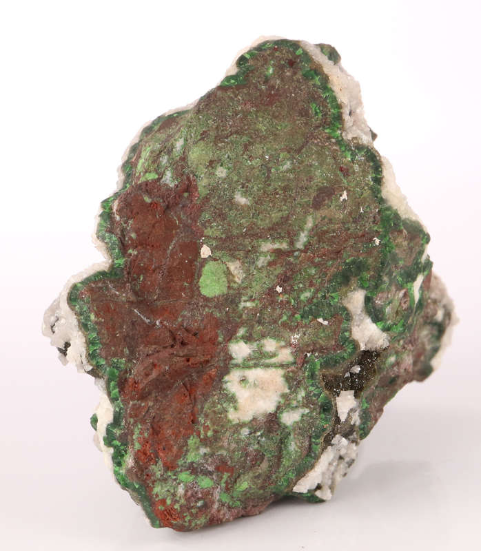Dolomite on Duftite, Tsumeb Mine, Namibia