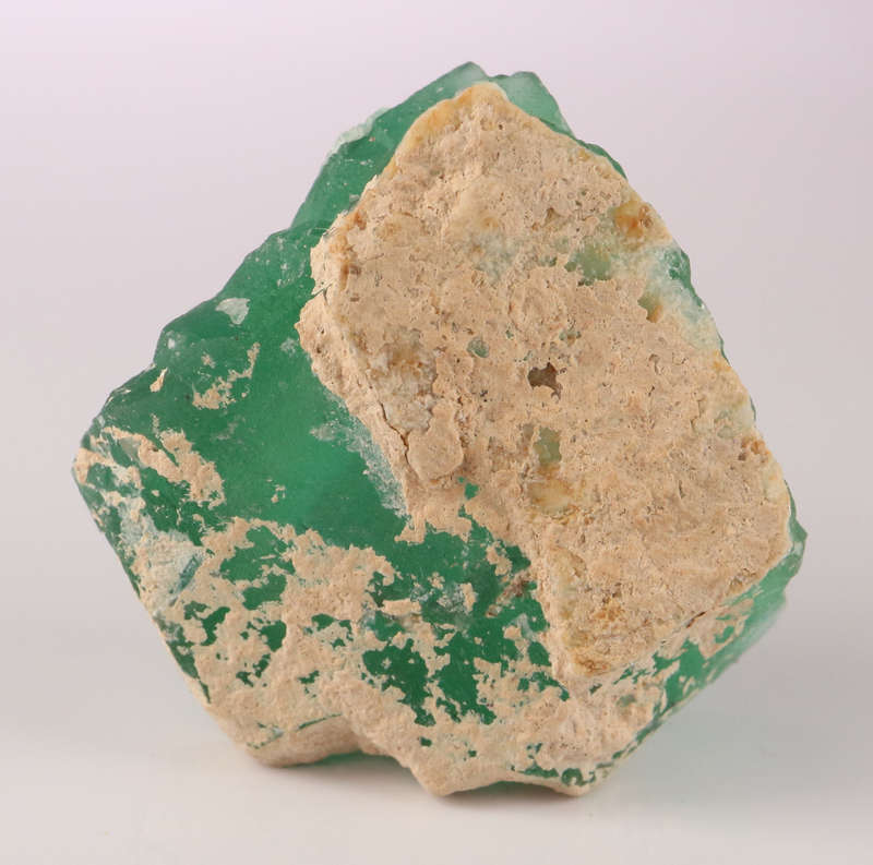 Green Fluorite Crystal, Riemvasmaak, Northern Cape, South Africa