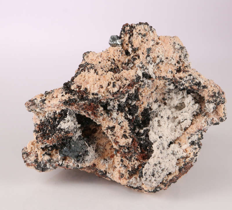 Hematite, Baryte, Manganite on Matrix, N`Chwaning II, Northern Cape, South Africa
