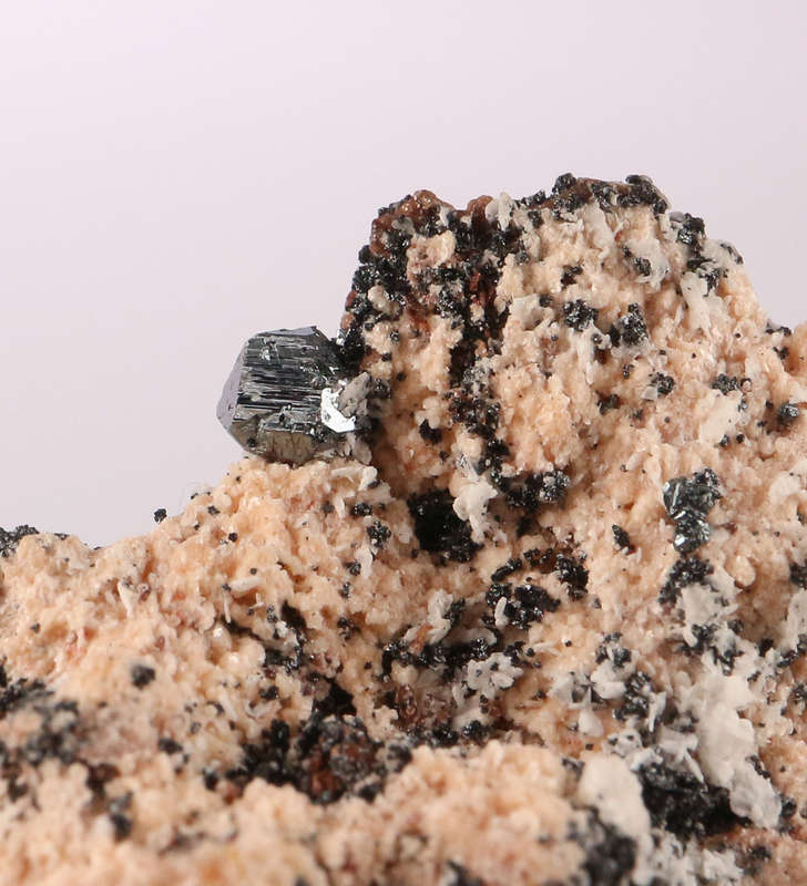 Hematite, Baryte, Manganite on Matrix, N`Chwaning II, Northern Cape, South Africa