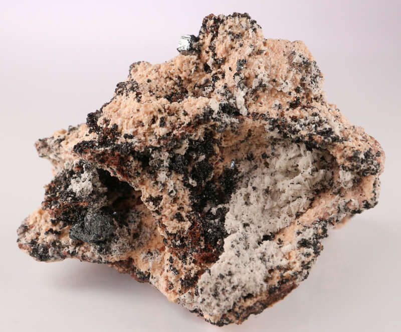 Hematite, Baryte, Manganite on Matrix, N`Chwaning II, Northern Cape, South Africa