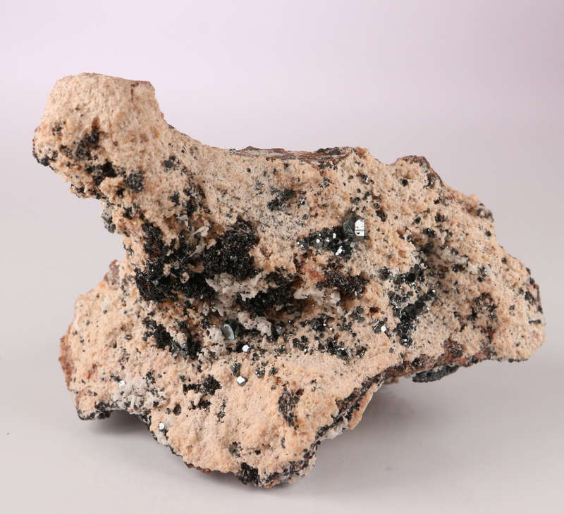 Hematite, Baryte, Manganite on Matrix, N`Chwaning II, Northern Cape, South Africa