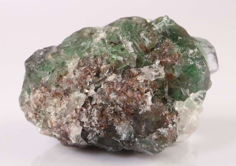 Quartz on Fluorite, Okoruso Mine, Namibia