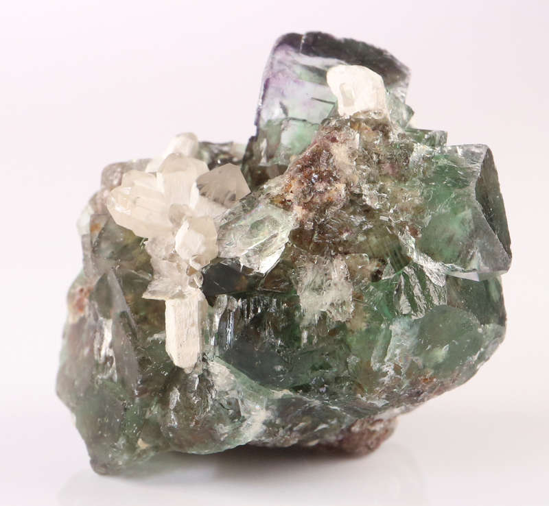 Quartz on Fluorite, Okoruso Mine, Namibia
