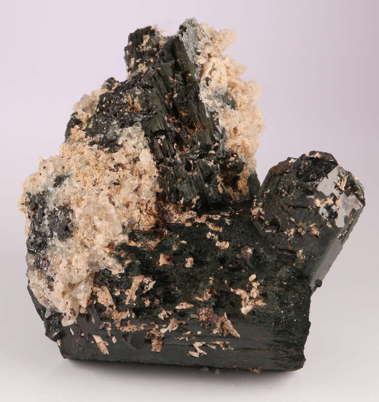 Black Tourmaline and Feldspar, Erongo Mnt, Namibia