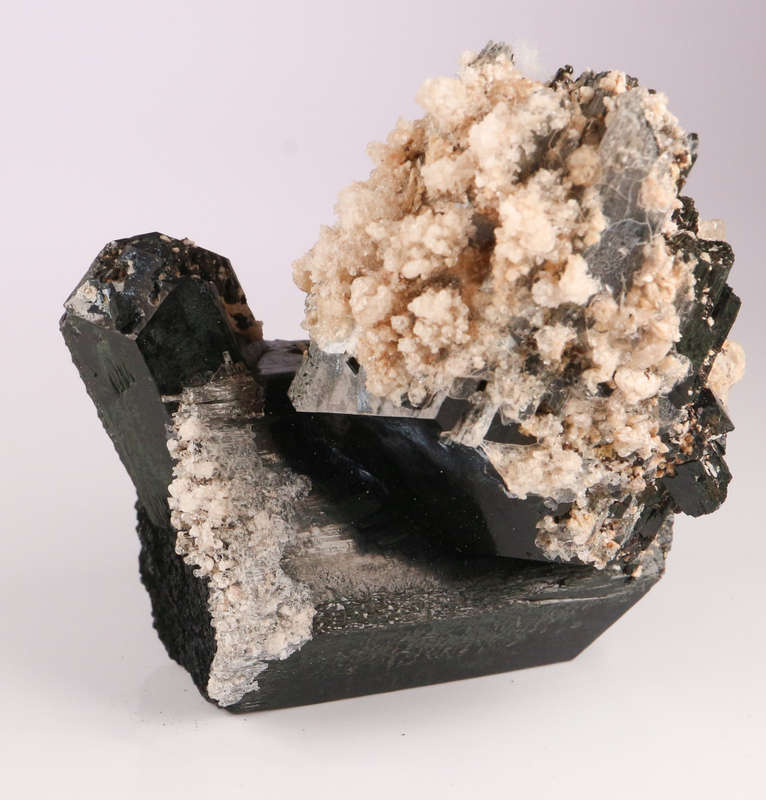 Black Tourmaline and Feldspar, Erongo Mnt, Namibia