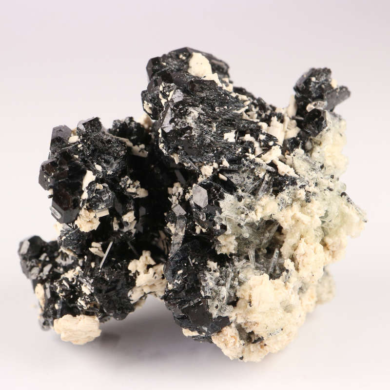 Hyalite and Black Tourmaline Cluster, Erongo Mnt, Namibia