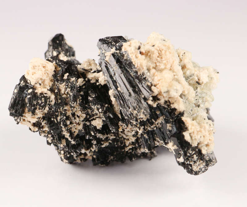 Hyalite and Black Tourmaline Cluster, Erongo Mnt, Namibia