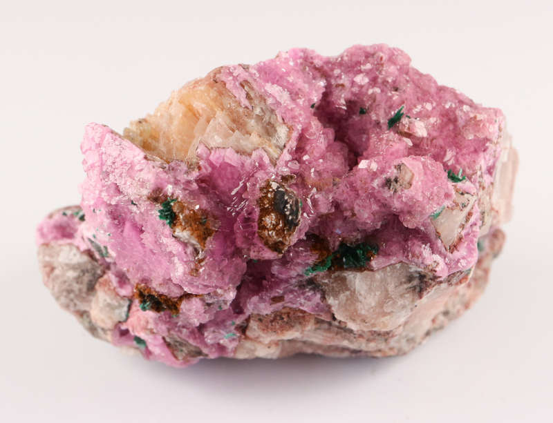 Cobaltoan Calcite on Matrix, Mashamba West Mine, DRC
