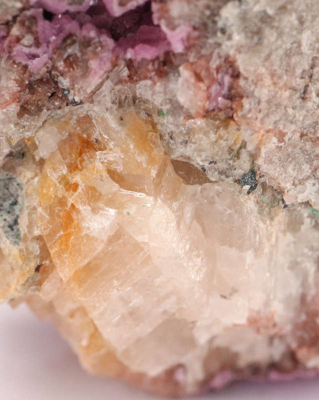 Cobaltoan Calcite on Matrix, Mashamba West Mine, DRC