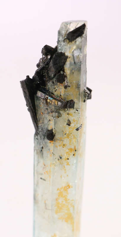 Schorl on Aquamarine, Erongo Mnt Region, Namibia