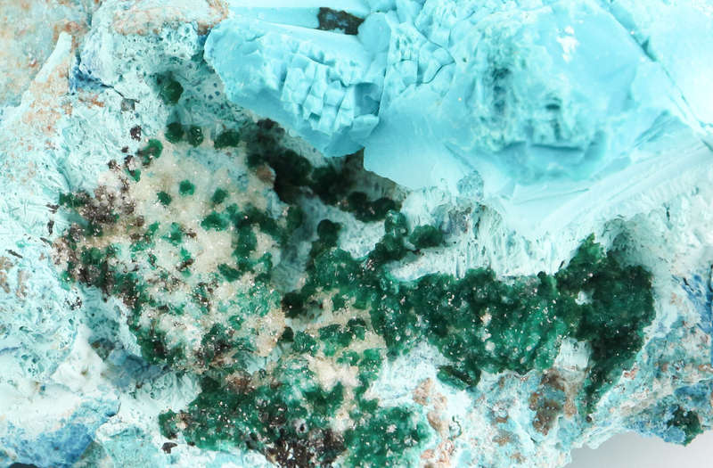 Chrysocolla and Plancheite, Mashamba West Mine, DRC