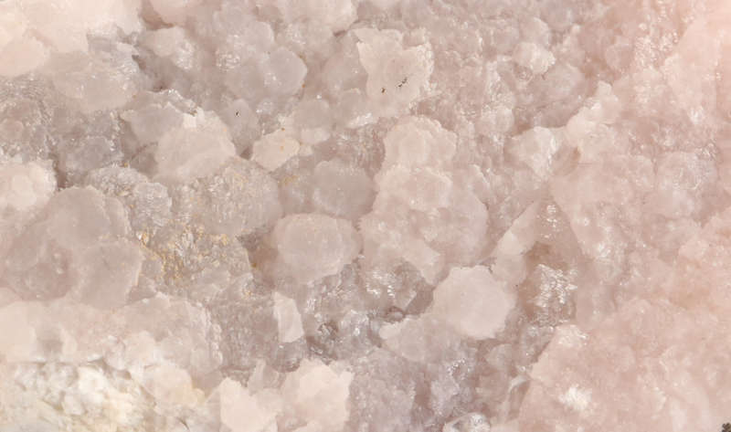 Calcite on Goethite , N`Chwaning II, Northern Cape, South Africa
