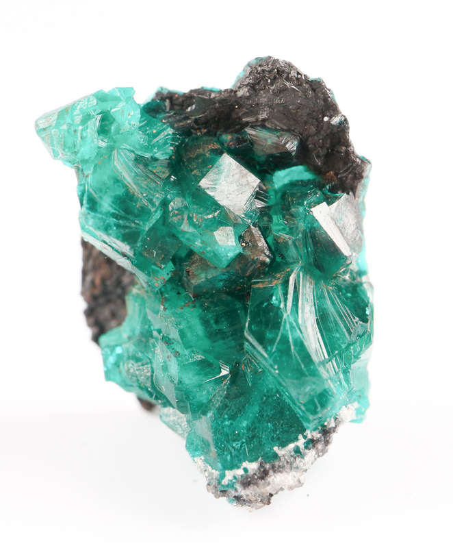 Dioptase on Matrix, Kaokoveld Region, Namibia
