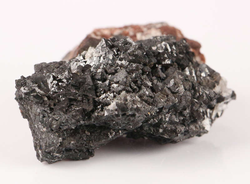 Hausmannite on Matrix, N`Chwaning II, Nothern Cape, South Africa