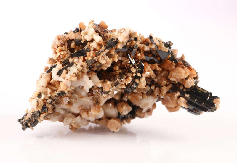 Zircon on Aegirine, Zomba Mountains, Malawi
