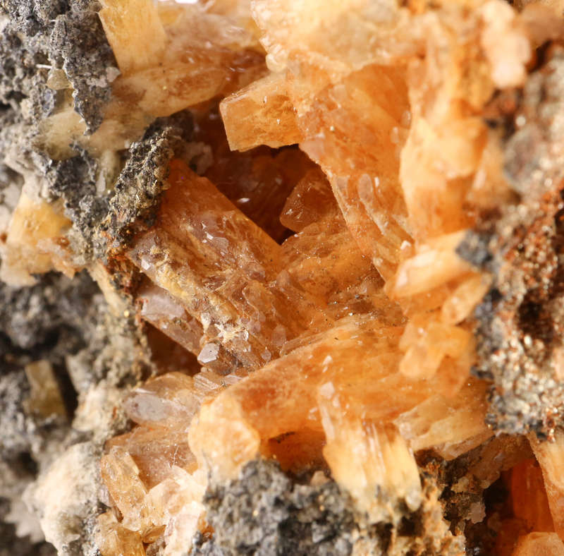 Baryte on Matrix, Rosh Pinah, Namibia