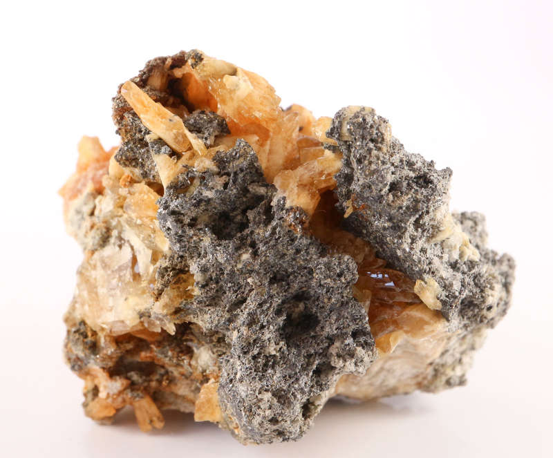 Baryte on Matrix, Rosh Pinah, Namibia