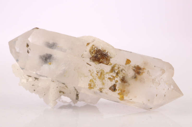 Dolomite and Hematite in D/T Quartz, Pering Mine, Northern Cape, South Africa