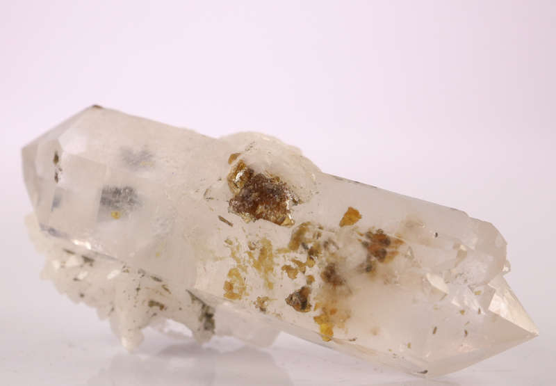 Dolomite and Hematite in D/T Quartz, Pering Mine, Northern Cape, South Africa