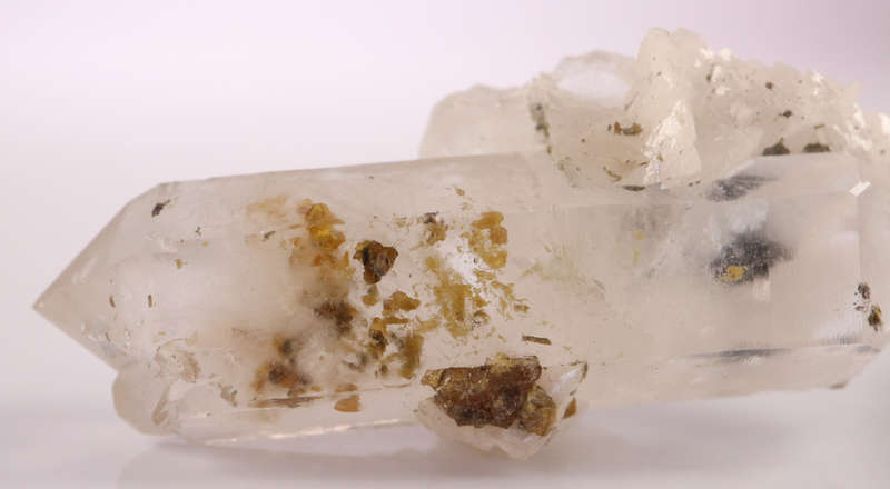 Dolomite and Hematite in D/T Quartz, Pering Mine, Northern Cape, South Africa