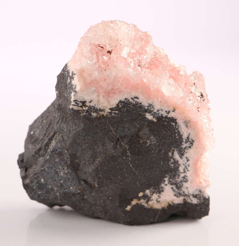 Quartz on Rhodochrosite on Matrix, Wessels Mine, Northern Cape, South Africa