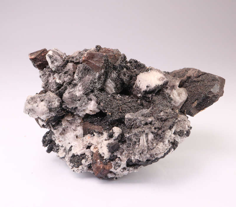 Hematite and Calcite on Matrix, N`Chwaning II, Nothern Cape, South Africa