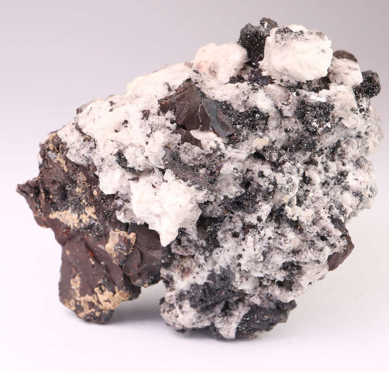 Hematite and Calcite on Matrix, N`Chwaning II, Nothern Cape, South Africa