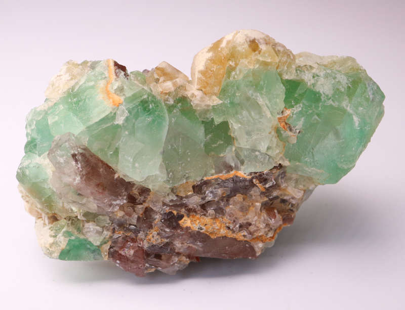 Yellow and Green Fluorite Cluster, RIemvasmaak, Northern Cape, South Africa