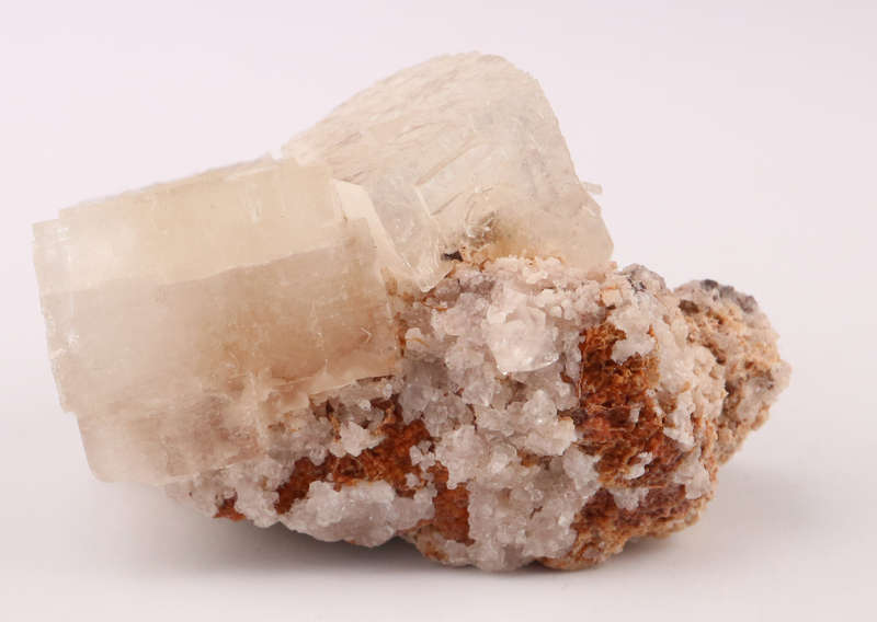 Hydroxyapophyllite on Matrix, N`Chwaning II, Northern Cape, South Africa