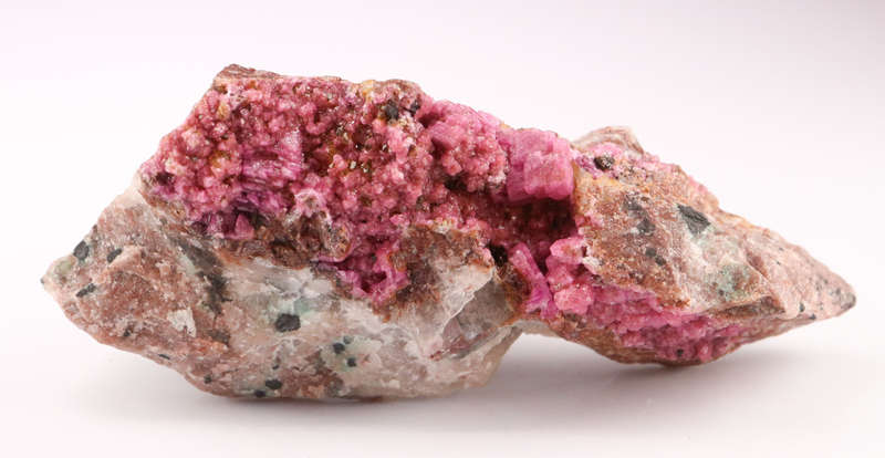 Cobaltoan Calcite on Matrix, Mashamba West Mine, DRC