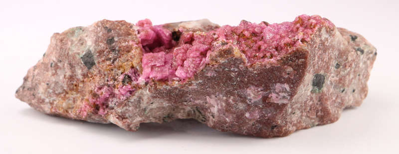 Cobaltoan Calcite on Matrix, Mashamba West Mine, DRC