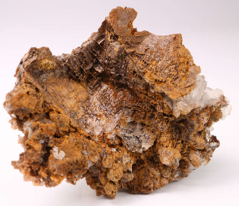 Malachite on Quartz, Mashamba West Mine, DRC